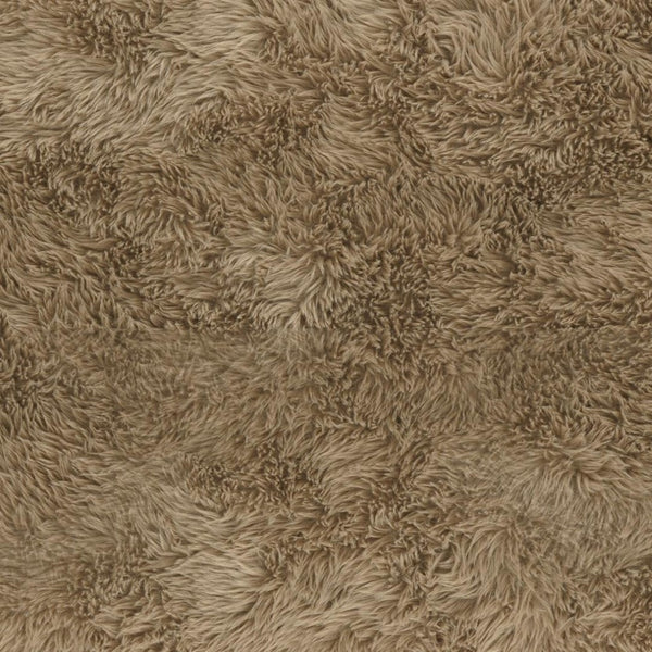 TOV Furniture Ollie 48" Vegan Shearling Bench - Cozy Oversized Design with Natural Ash Wood Legs for Stylish Spaces Taupe TOV-OC69384