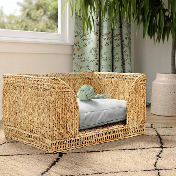 Milou Natural Rattan Small Pet Bed TOV-P54301 TOV Furniture