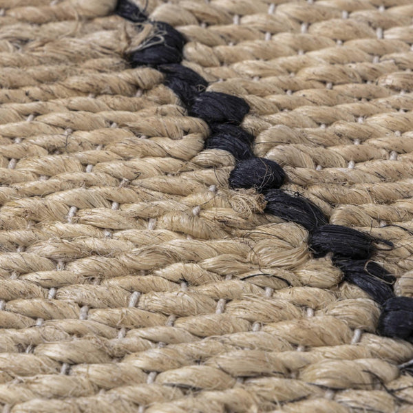 TOV Furniture Crosshatch Natural Area Rug - Handcrafted Jute & Cotton Blend for Modern Elegance in Any Space 8' x 10' TOV-R18497