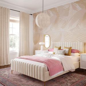 TOV Furniture Madra Handcrafted Blush Tone Area Rug - Timeless, Durable Design with Natural Fiber Texture & Charm 8' x 10' TOV-R18544