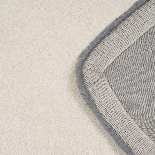 Tov Furniture Tarba Soft Wool & Cotton Floor Rug - Sculptural Design With Wabi-sabi Curves For Elegant Spaces Grey Cotton,Wool Tov-r18797