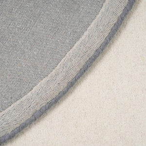 Tov Furniture Tarba Soft Wool & Cotton Floor Rug - Sculptural Design With Wabi-sabi Curves For Elegant Spaces Grey Cotton,Wool Tov-r18798