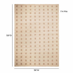 TOV Furniture Hari Natural Hand-Tufted Rug – Plush, Textured Elegance for Sophisticated Living Spaces and Comfort 8' x 10' TOV-R18892