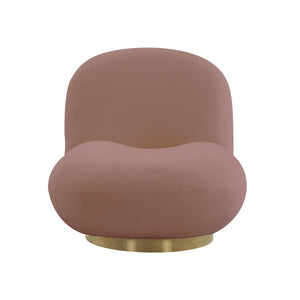TOV Furniture Emily Swivel Chair – Luxurious Velvet, Gold Base, Stylish Design for Ultimate Comfort & Elegance TOV-S44173