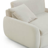 Rachelle Cream Velvet Lounge Chair TOV-S54356 TOV Furniture