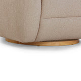 Judy Light Brown Boucle Swivel Chair TOV-S54361 TOV Furniture