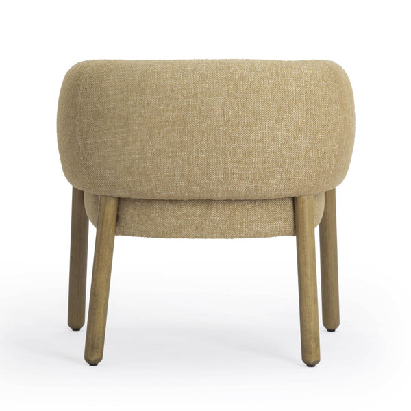 TOV Furniture Foxy Textured Performance Fabric Accent Chair - Modern Comfort for Living Rooms and Offices Today! Honey TOV-S54497