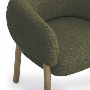 TOV Furniture Foxy Textured Performance Fabric Accent Chair - Modern Comfort for Living Rooms and Offices Today! Olive Green TOV-S54498