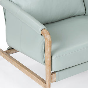 TOV Furniture Chakka Coastal-Inspired Leather Accent Chair | Handcrafted Luxury with Artisanal Comfort & Style TOV-S54504