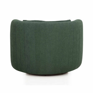 TOV Furniture Nura Swivel Accent Chair - Luxurious Chenille Comfort with 360-Degree Movement for Modern Spaces Forest Green TOV-S54555