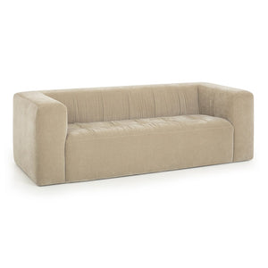TOV Furniture Alder 89" Upcycled Chenille Sofa - Elegant, Eco-Friendly Design with Plush Comfort for Modern Living Rooms Sand TOV-S54562