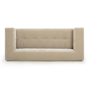 TOV Furniture Alder 89" Upcycled Chenille Sofa - Elegant, Eco-Friendly Design with Plush Comfort for Modern Living Rooms Sand TOV-S54562