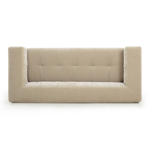 TOV Furniture Alder 89" Upcycled Chenille Sofa - Elegant, Eco-Friendly Design with Plush Comfort for Modern Living Rooms Sand TOV-S54562