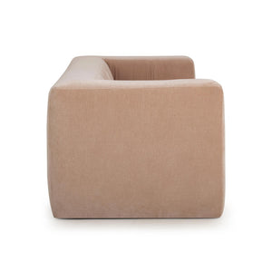 TOV Furniture Alder 89" Upcycled Chenille Sofa - Elegant, Eco-Friendly Design with Plush Comfort for Modern Living Rooms Peach TOV-S54563