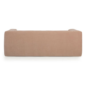 TOV Furniture Alder 89" Upcycled Chenille Sofa - Elegant, Eco-Friendly Design with Plush Comfort for Modern Living Rooms Peach TOV-S54563