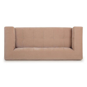 TOV Furniture Alder 89" Upcycled Chenille Sofa - Elegant, Eco-Friendly Design with Plush Comfort for Modern Living Rooms Peach TOV-S54563