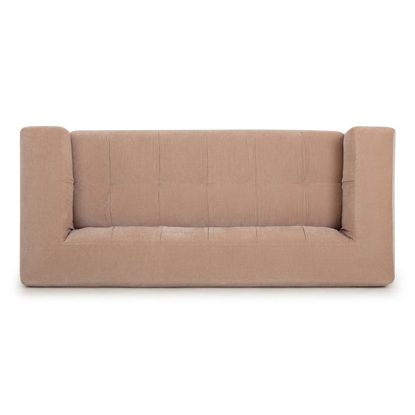 TOV Furniture Alder 89" Upcycled Chenille Sofa - Elegant, Eco-Friendly Design with Plush Comfort for Modern Living Rooms Peach TOV-S54563