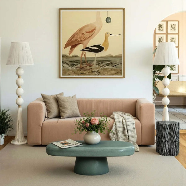 TOV Furniture Alder 89" Upcycled Chenille Sofa - Elegant, Eco-Friendly Design with Plush Comfort for Modern Living Rooms Peach TOV-S54563