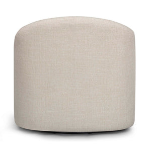 TOV Furniture Thao Basketweave Swivel Chair – Elegant Comfort with 360-Degree Movement for Stylish Living Spaces Cream TOV-S54603