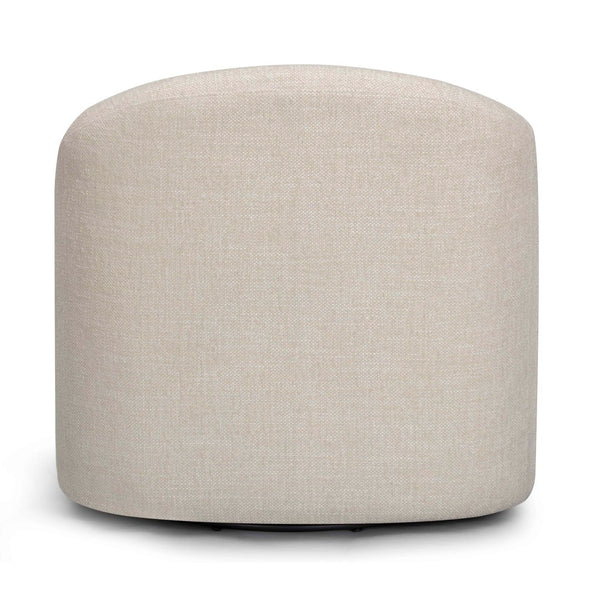 TOV Furniture Thao Basketweave Swivel Chair – Elegant Comfort with 360-Degree Movement for Stylish Living Spaces Cream TOV-S54603