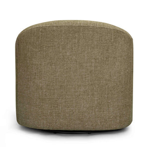 TOV Furniture Thao Basketweave Swivel Chair – Elegant Comfort with 360-Degree Movement for Stylish Living Spaces Green TOV-S54605