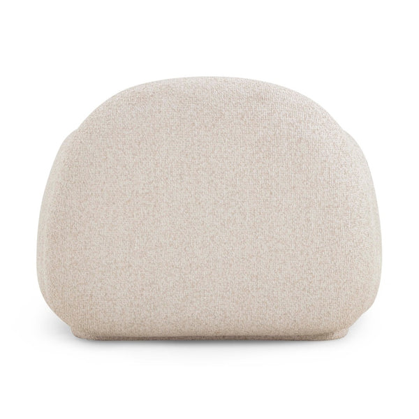 TOV Furniture Marius Boucle Accent Chair - Cozy Comfort Meets Contemporary Design for Stylish Living Spaces Cream TOV-S54620