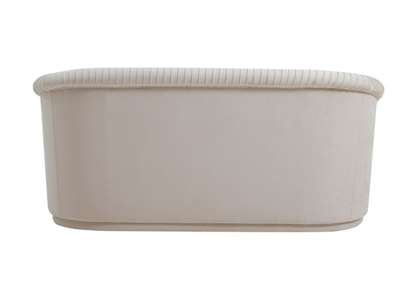 TOV Furniture Yara 70" Pleated Velvet Loveseat - Luxurious Comfort, Stylish Design & Handmade Elegance for Your Home TOV-S6484