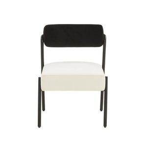 TOV Furniture Jolene Velvet Accent Chair – Contemporary Art-Inspired Design with Luxe Comfort & Durable Support TOV-S68451