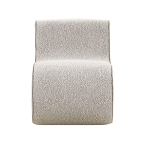 TOV Furniture Senna Accent Chair - Modern Sculptural Design with Soft Boucle Upholstery for Effortless Style Upgrade Grey TOV-S68534