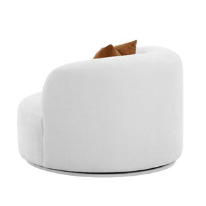 Fickle Grey Velvet Swivel Chair TOV-S68666 TOV Furniture