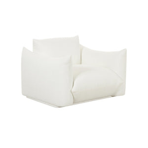 TOV Furniture Saint Tropez Pearl Plush Armchair - Elegant Performance Fabric Chair for Modern Living Spaces TOV-S68847