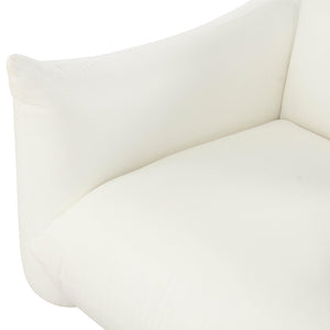 TOV Furniture Saint Tropez Pearl Plush Armchair - Elegant Performance Fabric Chair for Modern Living Spaces TOV-S68847