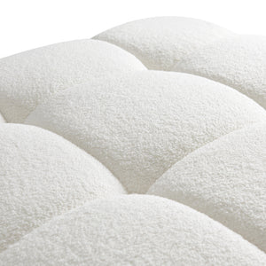 Calliope Cream Vegan Shearling Modular Corner Chair TOV-S68919 TOV Furniture