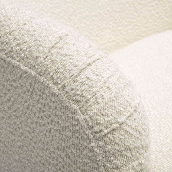 Pamela Cream Boucle Tassel Lounge Chair TOV-S68984 TOV Furniture