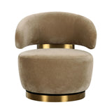 Austin Oat Recycled Fabric Swivel Chair TOV-S68989 TOV Furniture