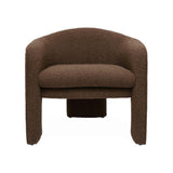 Marla Chocolate Brown Boucle Accent Chair TOV-S68997 TOV Furniture