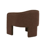 Marla Chocolate Brown Boucle Accent Chair TOV-S68997 TOV Furniture