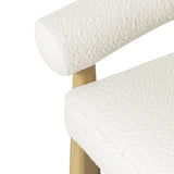 Spara Cream Performance Boucle Accent Chair TOV-S69002 TOV Furniture