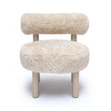 Carmel Natural Vegan Shearling Accent Chair TOV-S69030 TOV Furniture