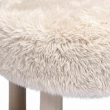 Carmel Natural Vegan Shearling Accent Chair TOV-S69030 TOV Furniture