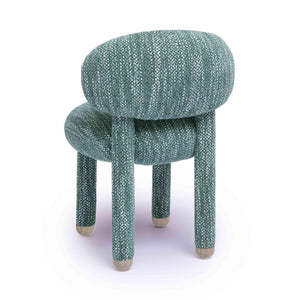 TOV Furniture Manu Nubby Side Chair - Retro-Inspired Comfort with Modern Durability for Stylish Living Spaces Teal TOV-S69032