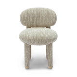 Manu Beige Knubby Performance Fabric Side Chair TOV-S69033 TOV Furniture