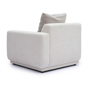 TOV Furniture Perry Modular Corner Chair - Elegant Cream Chenille Design for Modern Comfort in Any Space RAF TOV-S69214