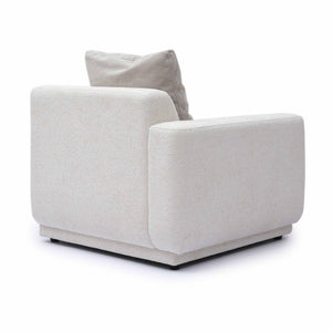 TOV Furniture Perry Modular Corner Chair - Elegant Cream Chenille Design for Modern Comfort in Any Space LAF TOV-S69215