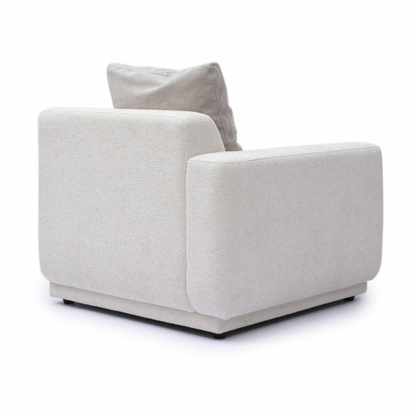 TOV Furniture Perry Modular Corner Chair - Elegant Cream Chenille Design for Modern Comfort in Any Space LAF TOV-S69215
