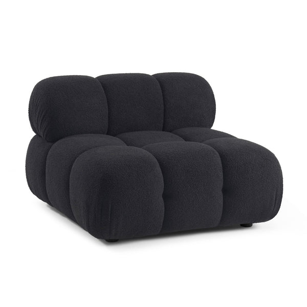 TOV Furniture Calliope Modular Armless Chair – Luxe Vegan Shearling Comfort & Customizable Seating Solutions TOV-S69302