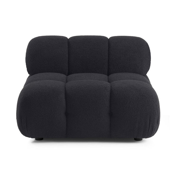 TOV Furniture Calliope Modular Armless Chair – Luxe Vegan Shearling Comfort & Customizable Seating Solutions TOV-S69302