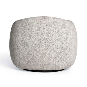 TOV Furniture Judy Black and White Swivel Chair - Elegant Art Deco Design with Plush Comfort and Easy-Clean Fabric TOV-S69355