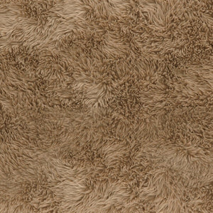 TOV Furniture Spara Plush Vegan Shearling Accent Chair – Modern Sculptural Style for Cozy Living Spaces and Nooks Taupe TOV-S69380