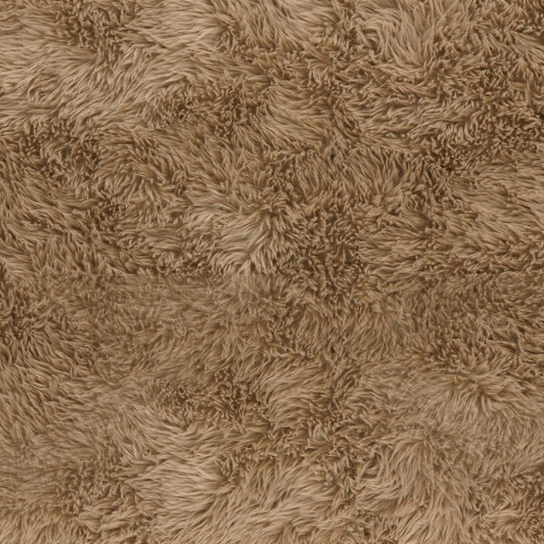 TOV Furniture Spara Plush Vegan Shearling Accent Chair – Modern Sculptural Style for Cozy Living Spaces and Nooks Taupe TOV-S69380